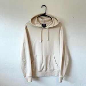 j crew yellowish/beige hoodie — size medium